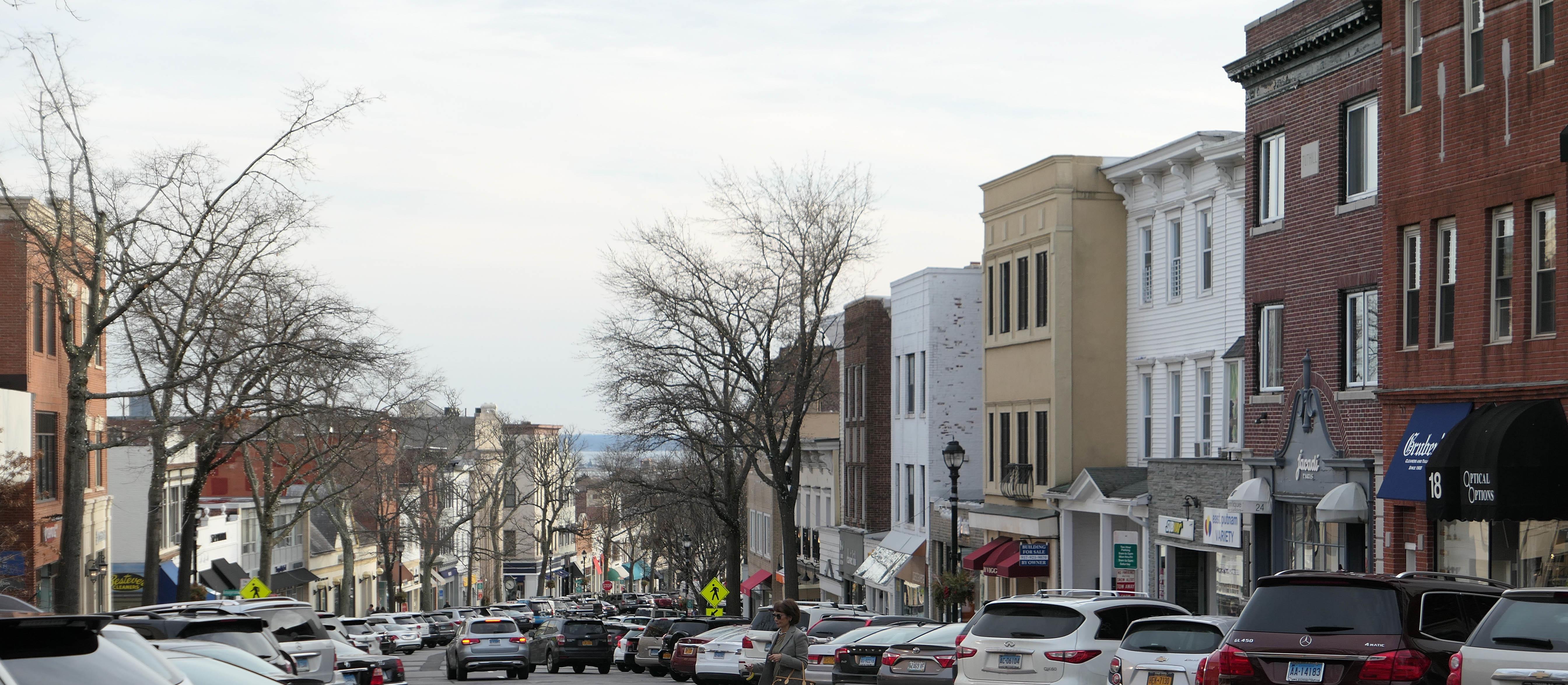 Greenwich Avenue in Greenwich, Connecticut